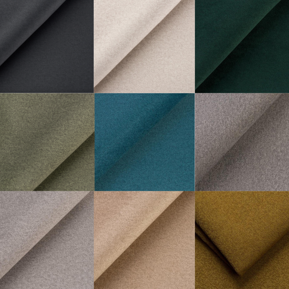 ET PASCAL Szürke design Kanapé