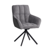 ET ADAM Szürke design Kárpitos beltéri szék