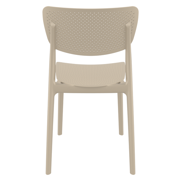 ST LUCY Taupe design Műanyag kültéri szék