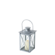 B CANDLE Lámpás 20cm Ezüst design Beltéri dekor