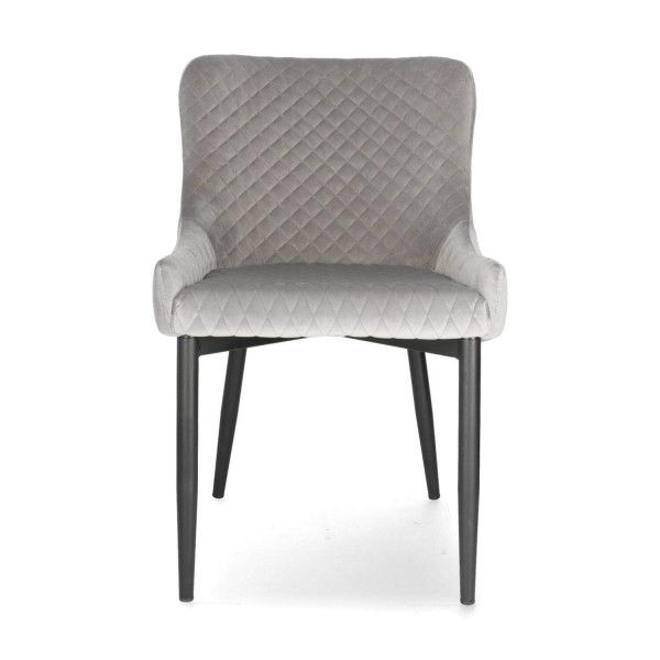 DL CRYSTAL Szürke elegáns Kárpitos beltéri szék