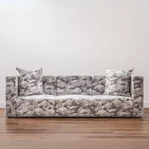 DUBLINO BY VARRODESIGN ESTEBAN 3 Grey design Sofa