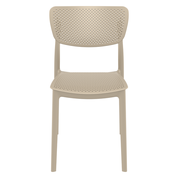 ST LUCY Taupe design Műanyag kültéri szék