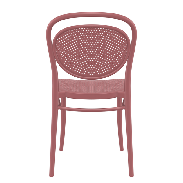 ST MARCEL Bordó design Műanyag kültéri szék