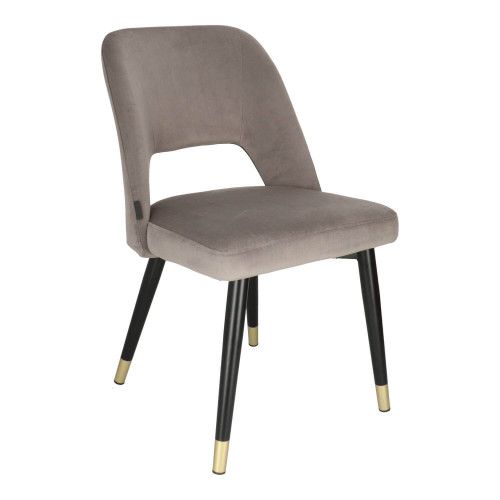 DL FANNY Grey elegant Upholstered indoor chair