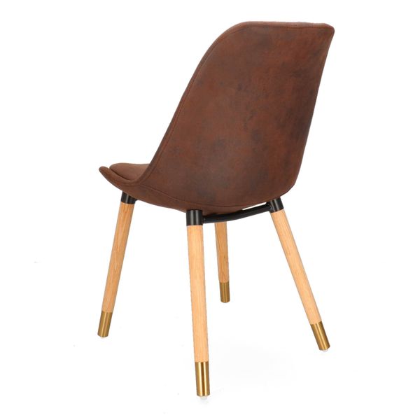 DL RETRO UP Barna vintage Kárpitos beltéri szék