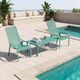 NARDI NET TABLE 100 / NARDI NET LOUNGE Türkiz modern Kültéri szett