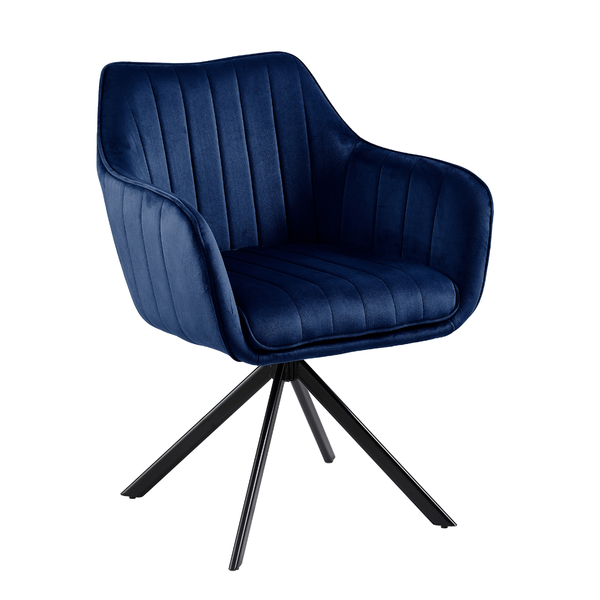 DL ZALIA  Kék design Kárpitos beltéri szék