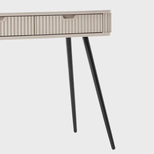 IK ZOVEN Bézs design Konzolasztal