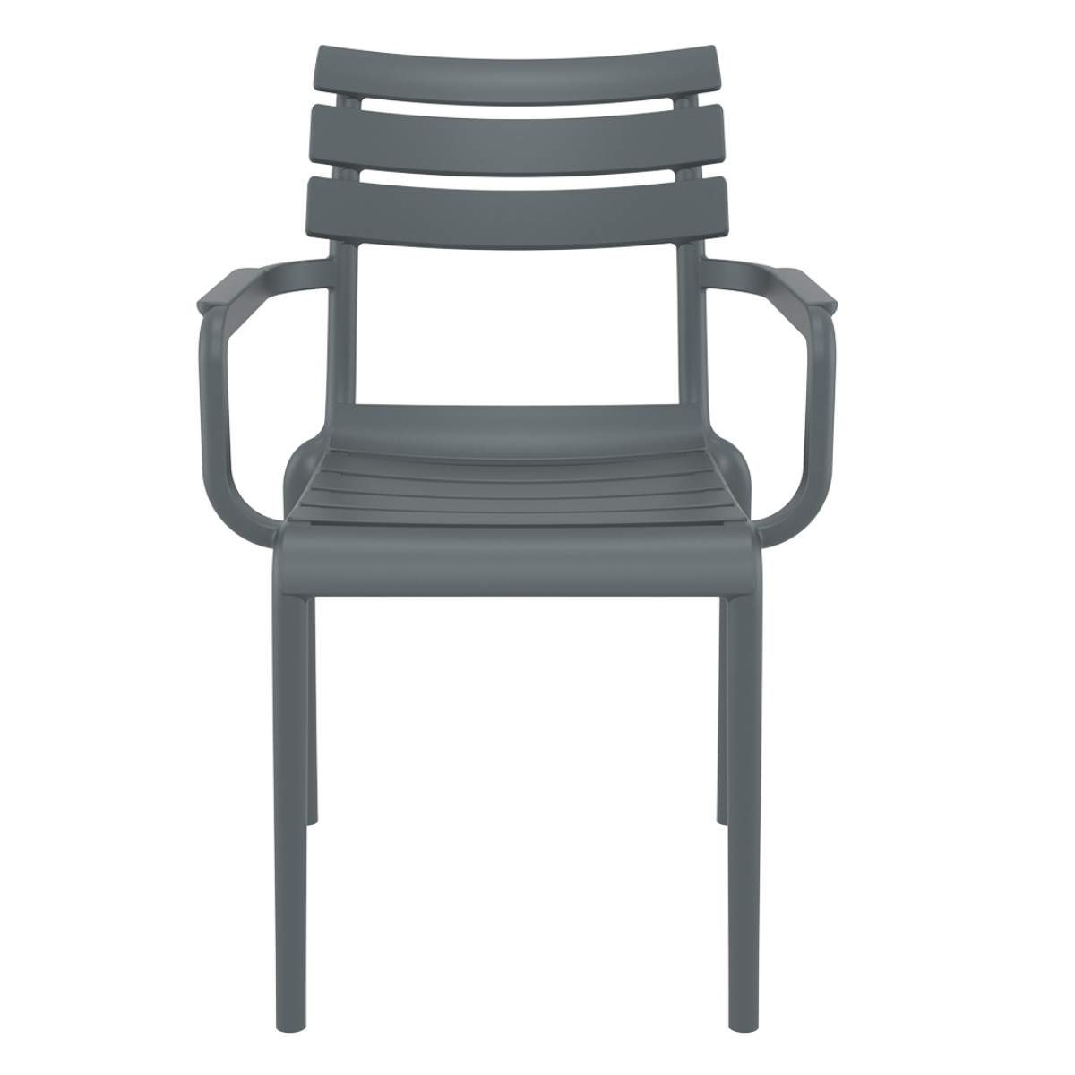 ST PARIS Szürke design Műanyag kültéri szék