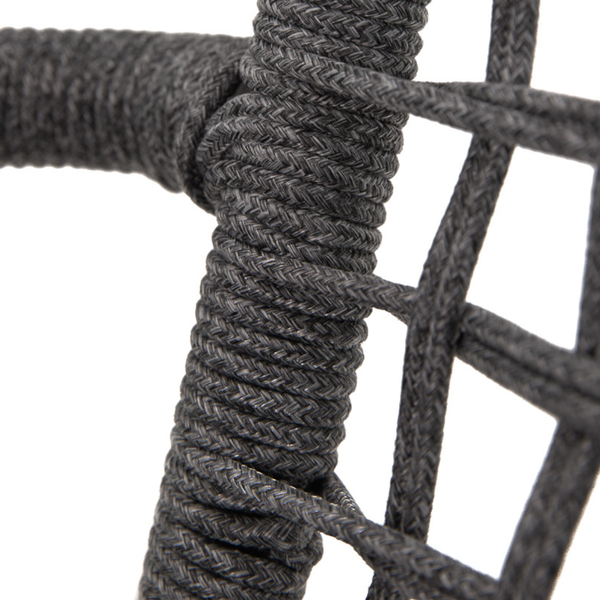 DL FONZO P Szürke design Polirattan kültéri szék