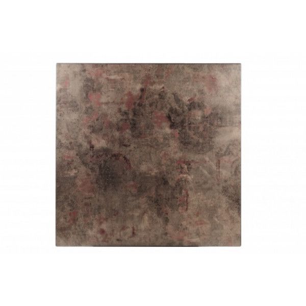 RINO COMPACT TOP RUST 70x70 Barna modern Asztallap