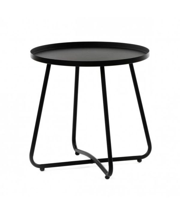 AT PITI Fekete design Dohányzóasztal