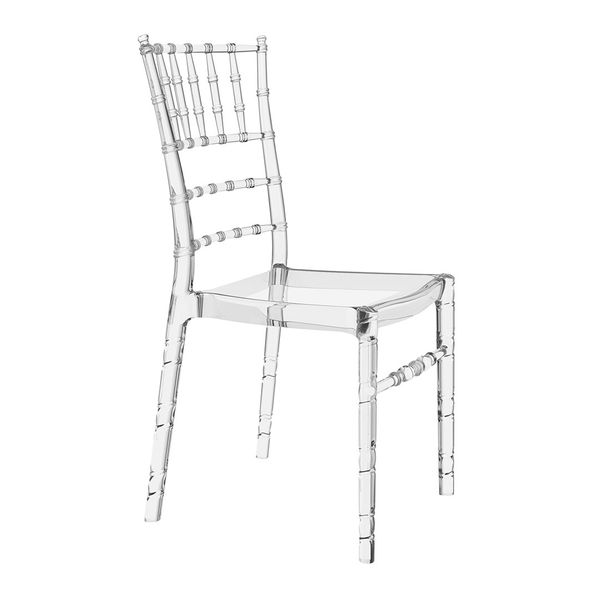 AT STUHL ÁTLÁTSZÓ design Műanyag kültéri szék