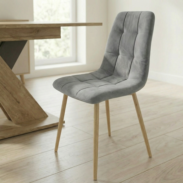 ET ANA / SI MILAN D Szürke modern Beltéri étkezőgarnitúra