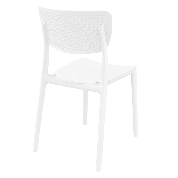 ST LUCY Fehér design Műanyag kültéri szék