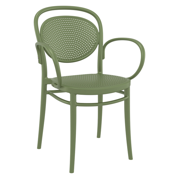 ST MARCEL Zöld design Műanyag kültéri szék