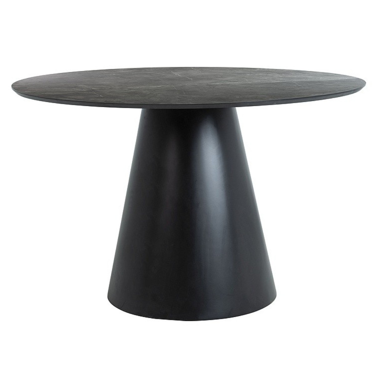 SI ANGELO 120 cm Fekete design Étkezőasztal