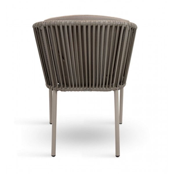 DL PANDA Barna elegáns Polirattan kültéri szék