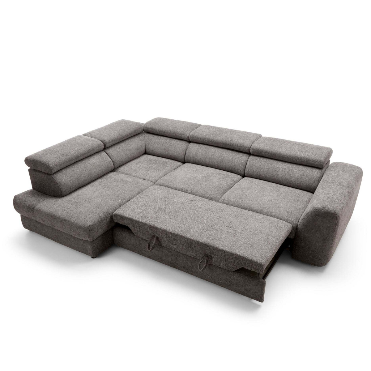 ET BENJAMIN Szürke design Sarokgarnitúra