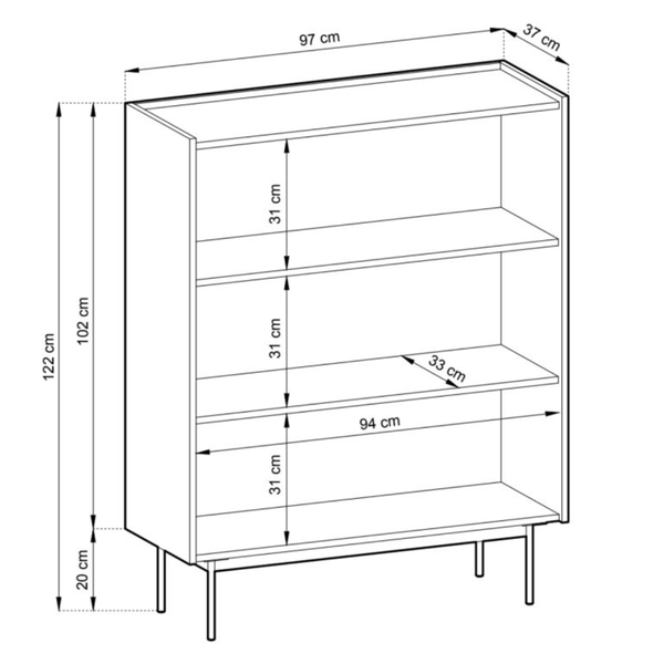 IK CLEO Kasmír design Komód