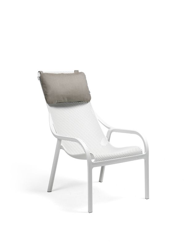 NARDI NET LOUNGE Fehér design Műanyag kültéri szék