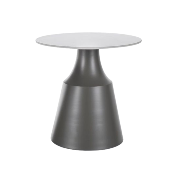 SI MARINA Márványos Fehér design Dohányzóasztal