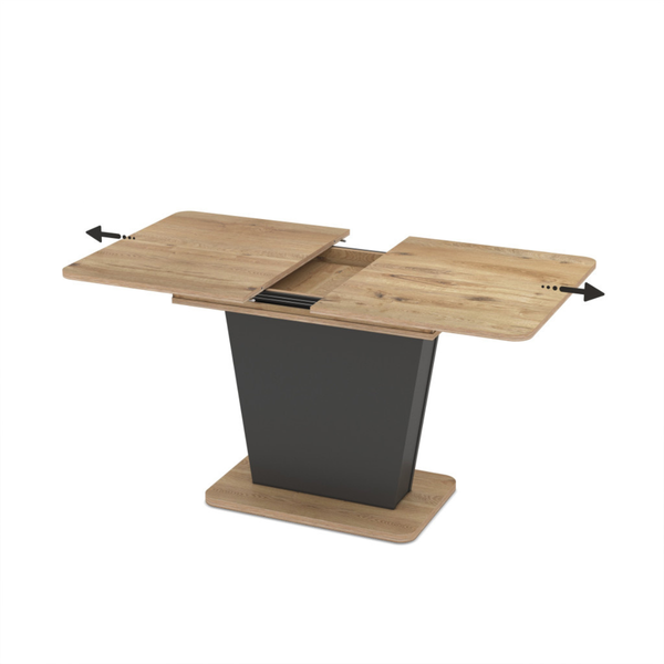 ET LIA Szürke design Beltéri komplett asztal