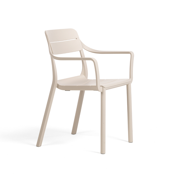 NARDI CASSIA ARMCHAIR Bézs design Műanyag kültéri szék