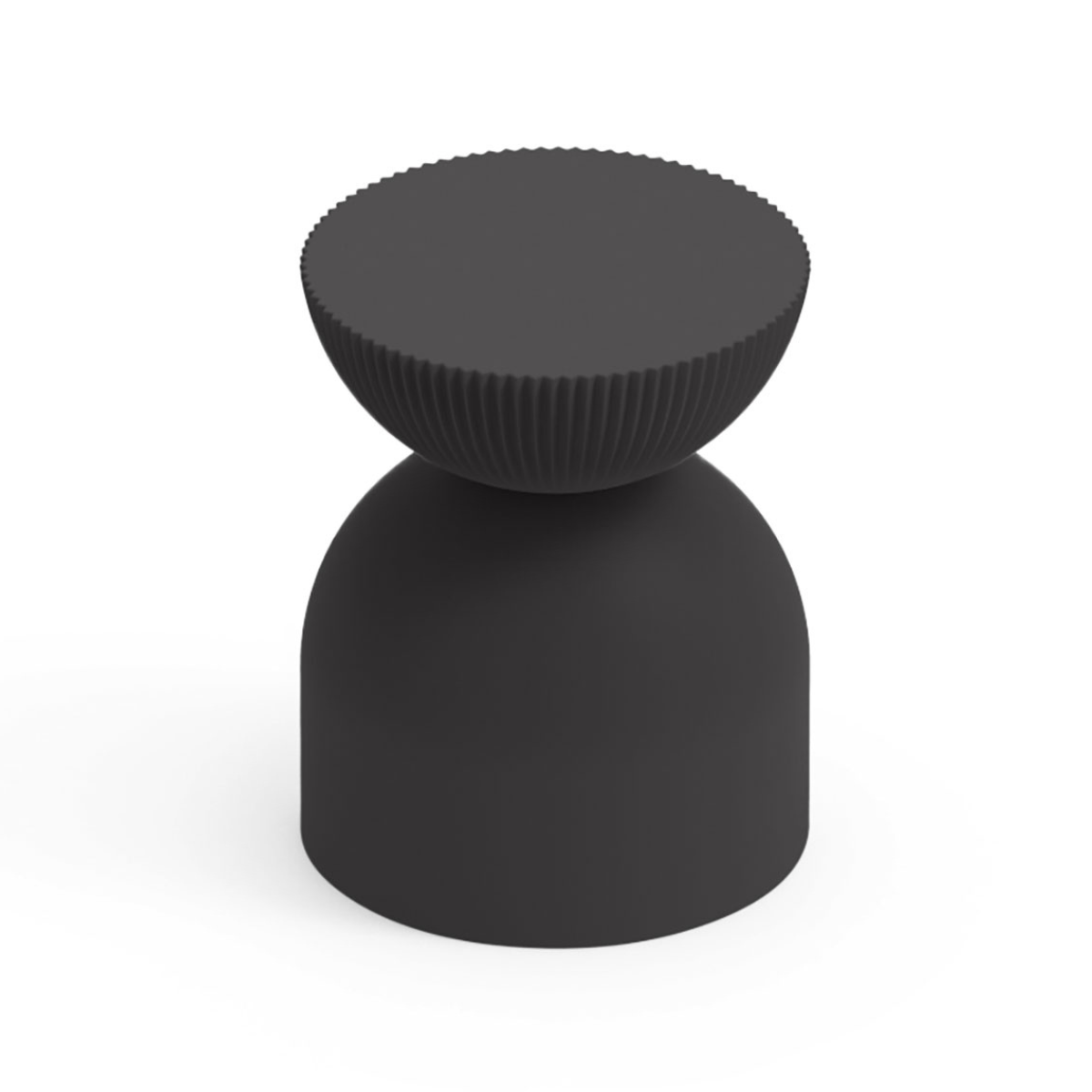 LX LILO STOOL  Fekete design Lerakóasztal