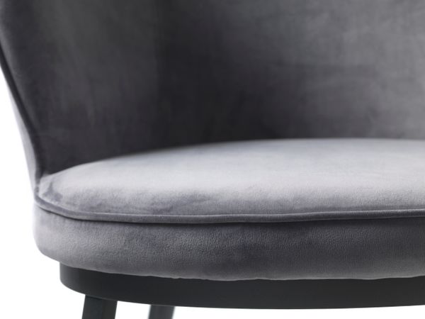 UQ NAGI LOUNGE Szürke design Kárpitos beltéri fotel