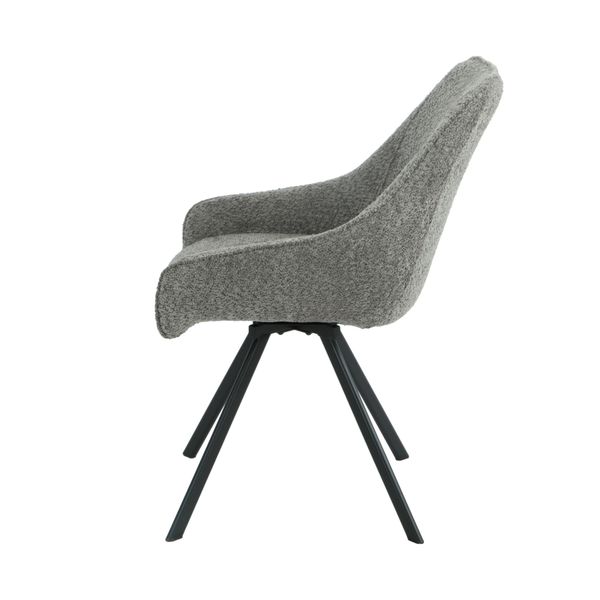 ET ORSON Szürke design Kárpitos beltéri szék