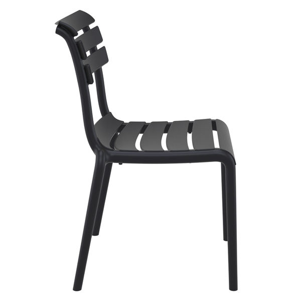 ST HELEN Fekete design Műanyag kültéri szék