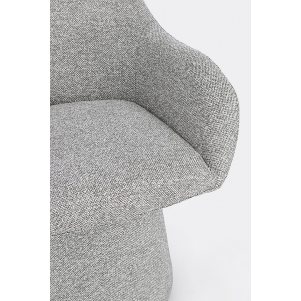 BT ANKARA Szürke design Kárpitos beltéri fotel