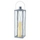 B CANDLE Lámpás 70cm Ezüst design Beltéri dekor