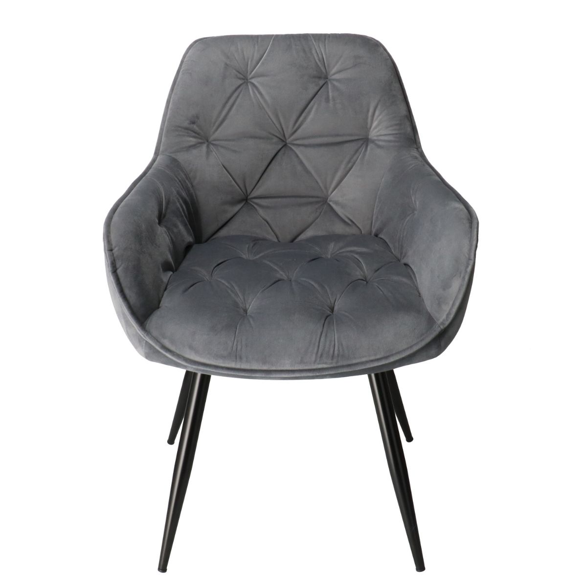 DL CHERRY BLUVEL 14 Szürke design, elegáns Kárpitos beltéri szék