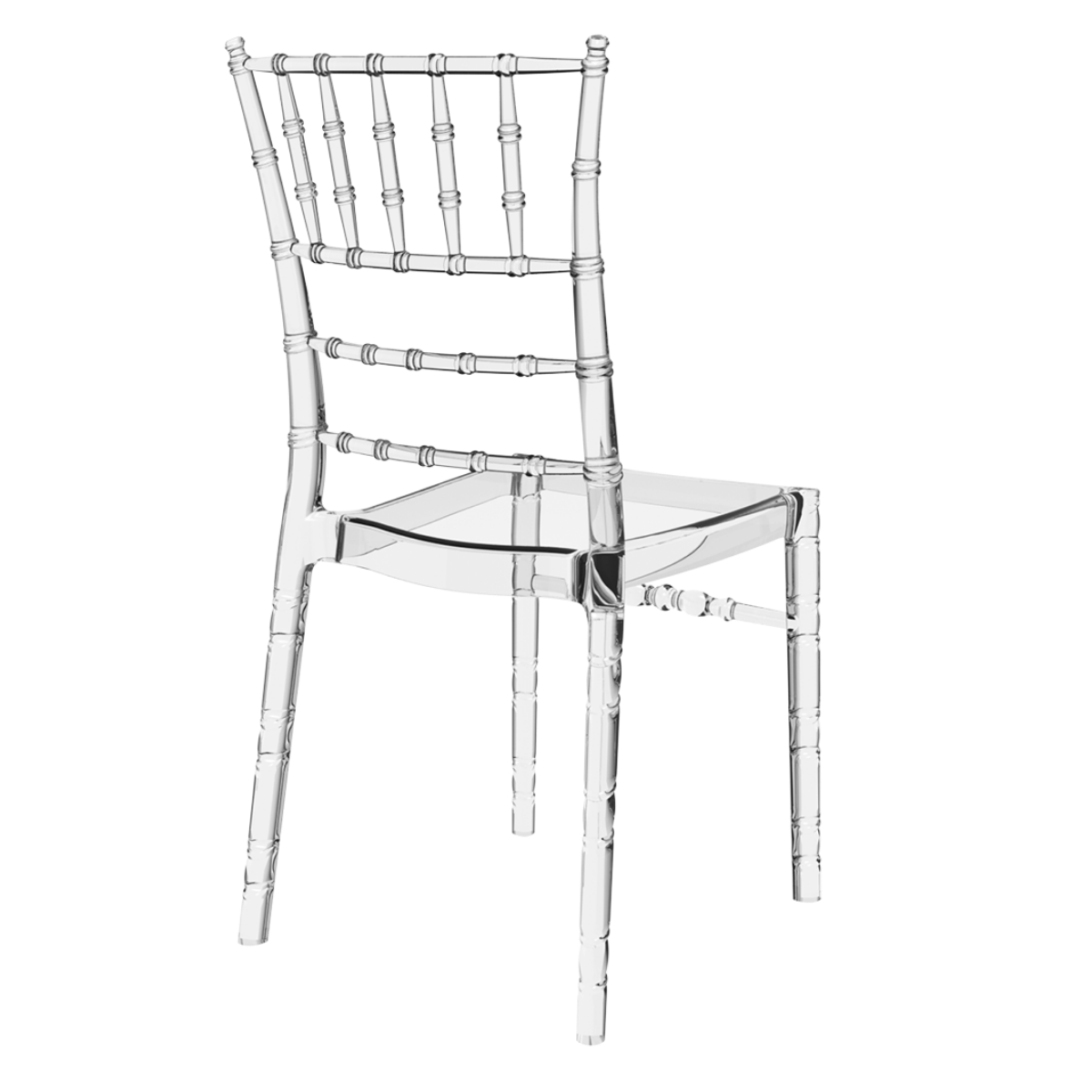 ST CHIAVARI Szürke design Műanyag kültéri szék