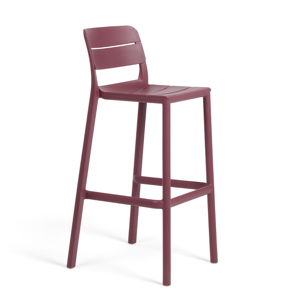 NARDI CASSIA STOOL Bordó design Műanyag kültéri bárszék