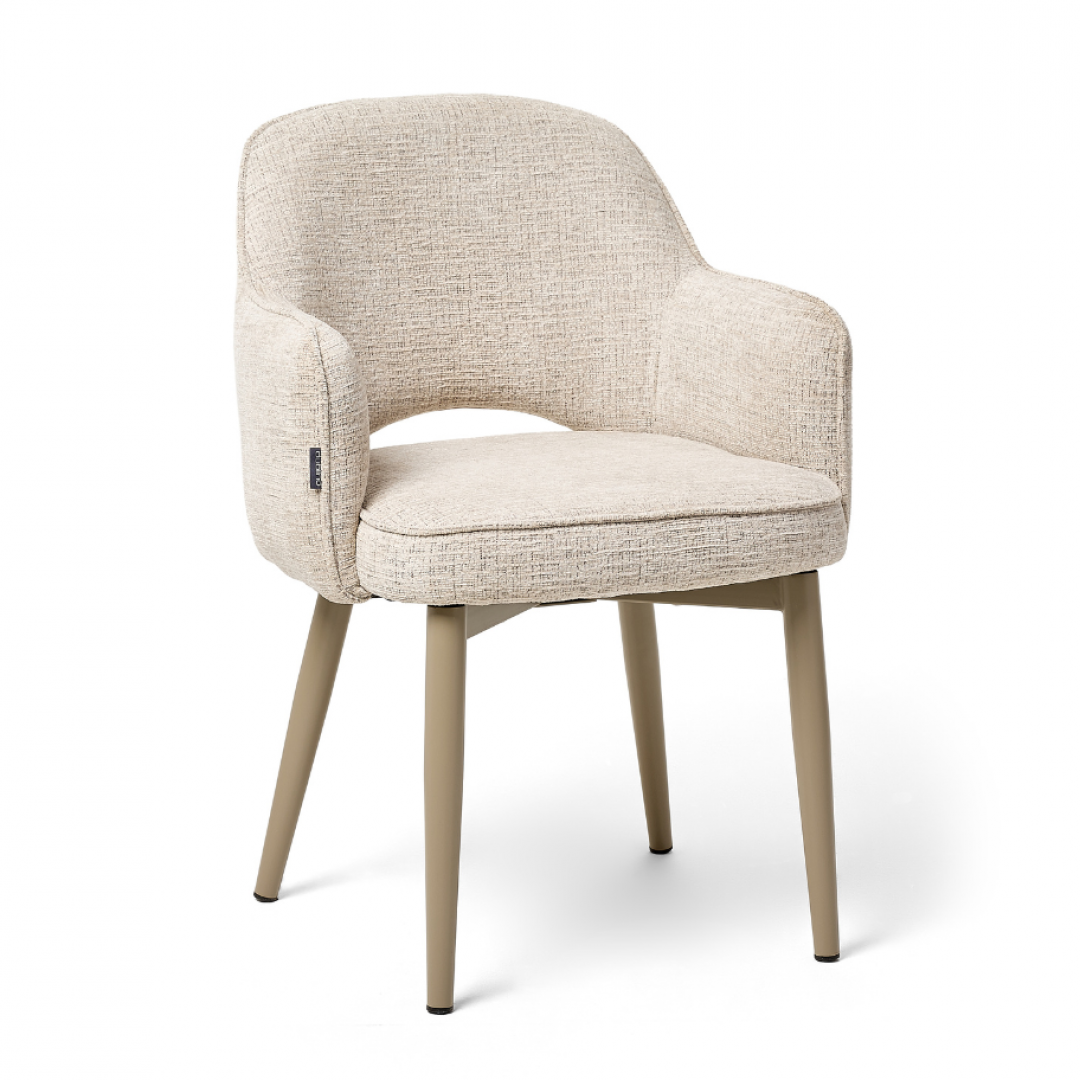 DL MICKEY LINEN Bézs design Kárpitos beltéri szék