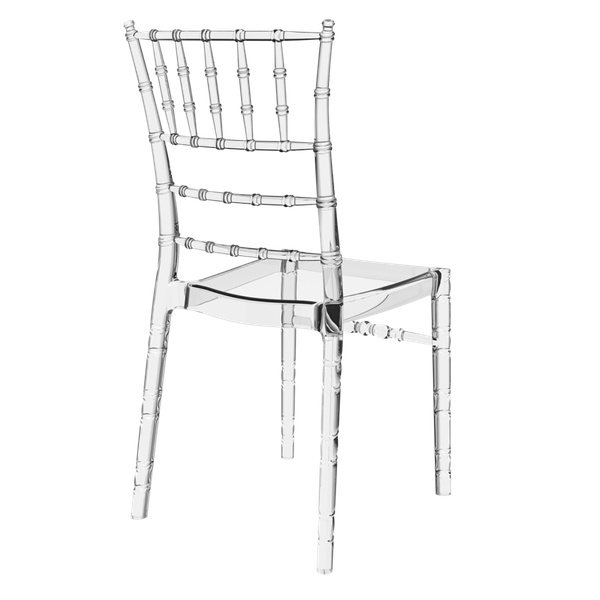 ST CHIAVARI Szürke design Műanyag kültéri szék