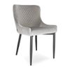 DL CRYSTAL Szürke elegáns Kárpitos beltéri szék