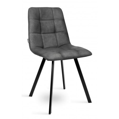 DL NINO Szürke modern Kárpitos beltéri szék