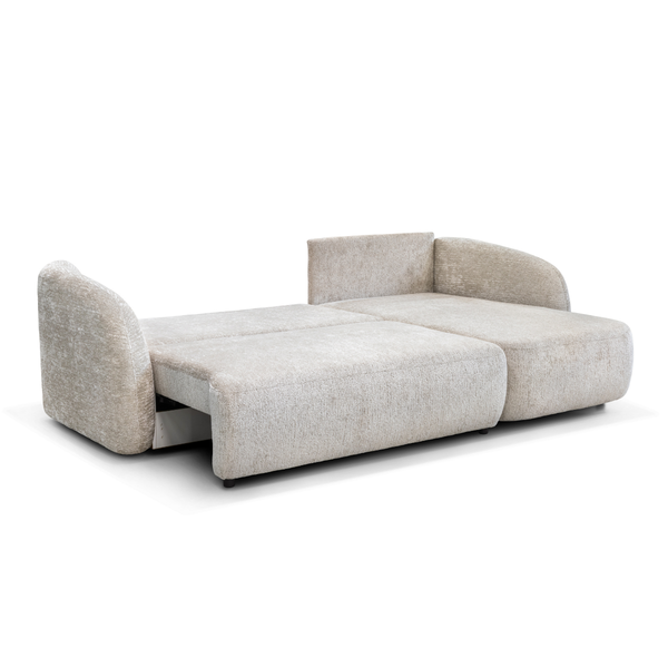 ET PORTER Szürke design Sarokgarnitúra