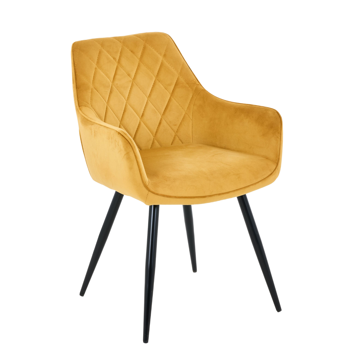 DL NELIA   Sárga design Kárpitos beltéri szék