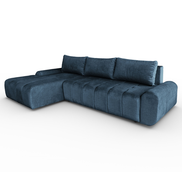ET ROSITA Kék modern Sarokgarnitúra