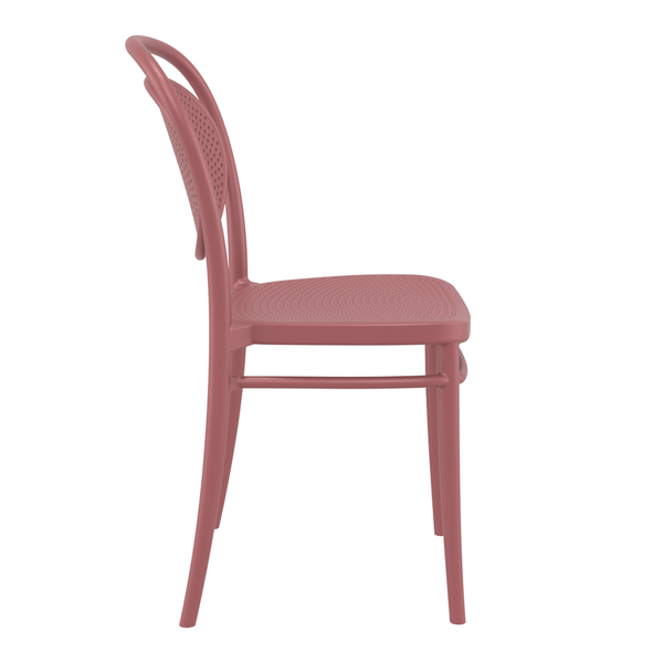 ST MARCEL Bordó design Műanyag kültéri szék