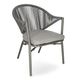 DL CUBA LIBRE Szürke design Polirattan kültéri szék