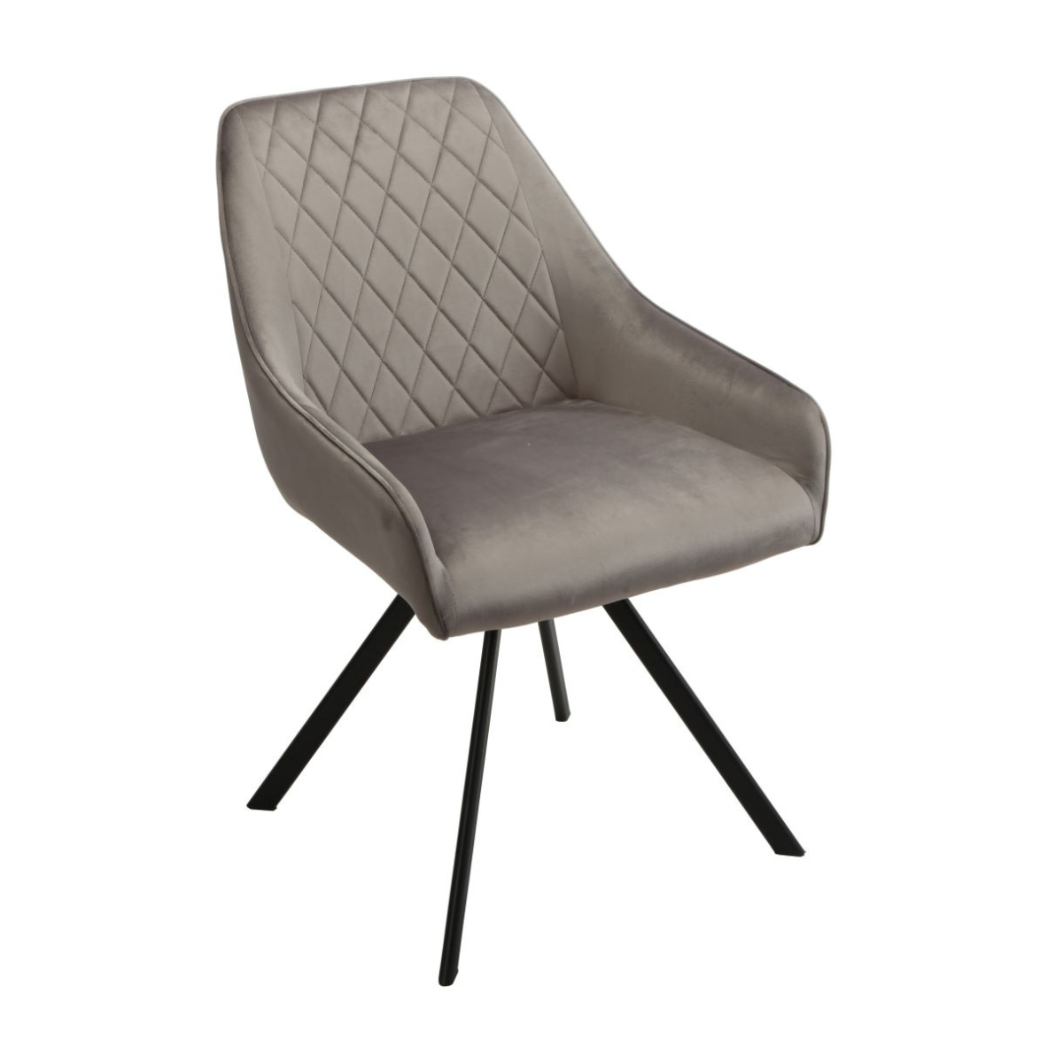 ET ORSON Szürke design Kárpitos beltéri szék