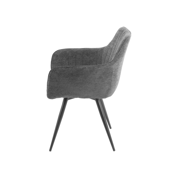 ET GABRIELL Szürke design Kárpitos beltéri szék