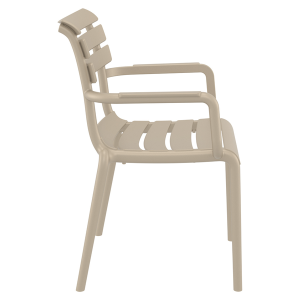 ST PARIS  Bézs design Műanyag kültéri szék